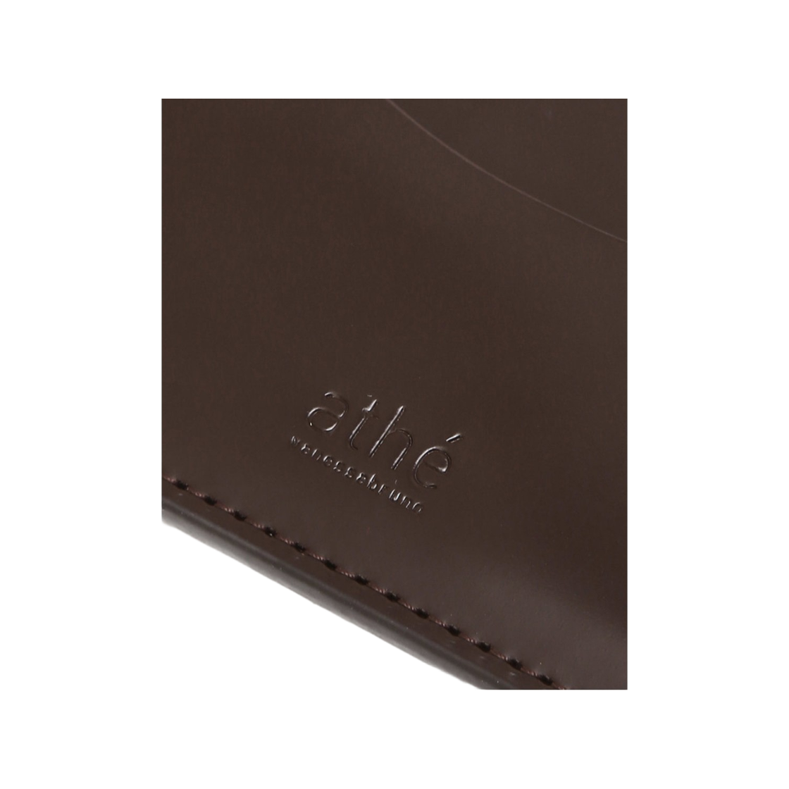 아떼 바네사브루노 액세사리 다크브라운 복스레더 스트랩 단카드지갑 다크 브라운(Athe Vanessabruno Acc Dark Brown Box Leather Strap Single Card Wallet Dark Brown) - 4