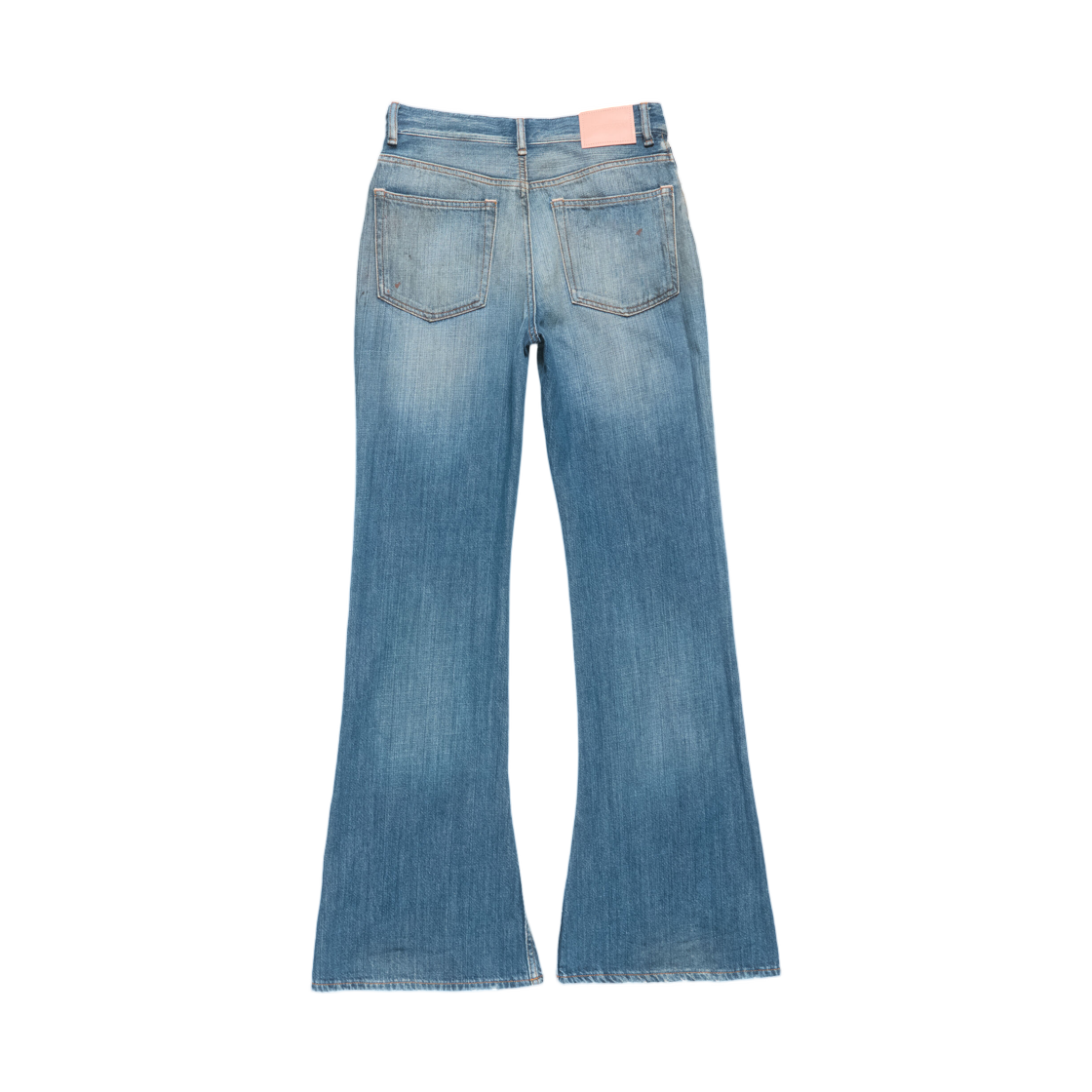 (W) 아크네 스튜디오 피티드 진 2025F 미드 블루((W) Acne Studios Fitted Jeans 2025F Mid Blue) - 2