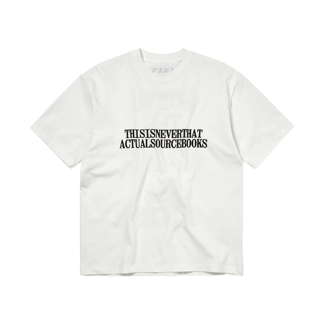 디스이즈네버댓 x 액츄얼 소스 커뮤터 티셔츠 화이트(Thisisneverthat x Actual Source Commuter T-Shirt White) - 1