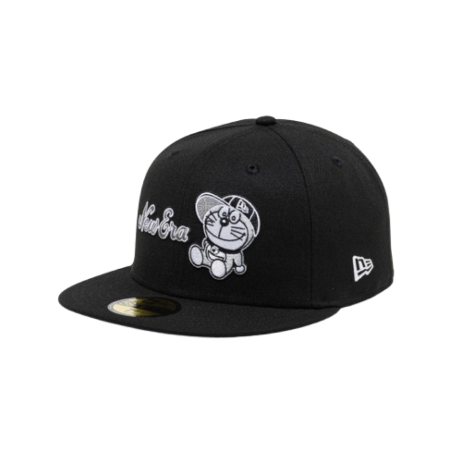 뉴에라 x 도라에몽 59피프티 캡 블랙 모노톤(New Era x Doraemon 59Fifty Cap Black Monotone) - 1