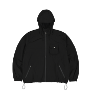ersco Symbol Zip One Pocket Windbreaker Black