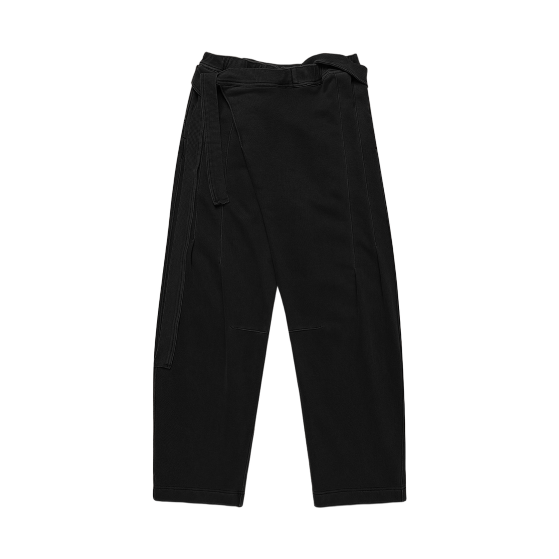 심 드레이프 랩 스웨트팬츠 블랙(SYMM Draped Wrap Sweatpants Black)