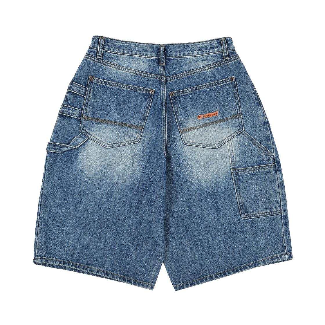 ersco-0025 ersco Triple Hammerloop Carpenter Short Blue