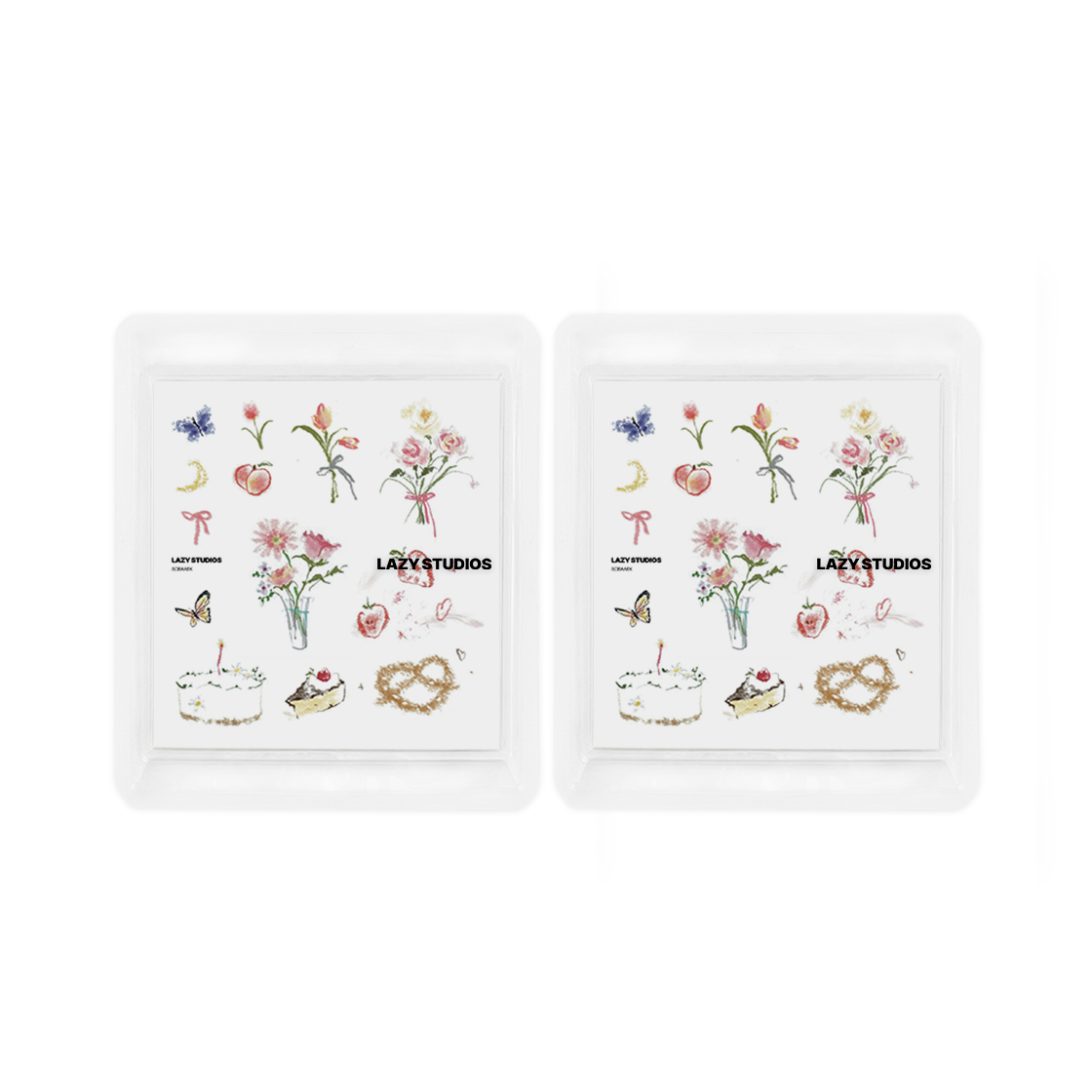 레이지스튜디오 소백 템포러리 타투 01 (2매)(Lazy Studios Sobaaek Temporary Tattoo 01 (2ea)) - 1