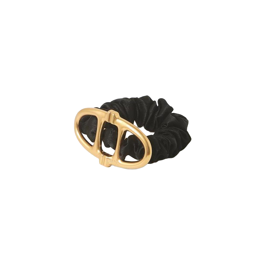 AAJE6E010BK Athe Vanessabruno Acc Black Double A Hair Scrunchie Black