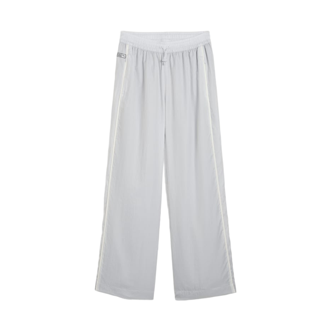 633796-32 (W) Puma x Rosé T7 Relax Woven Track Pants Silver Mist