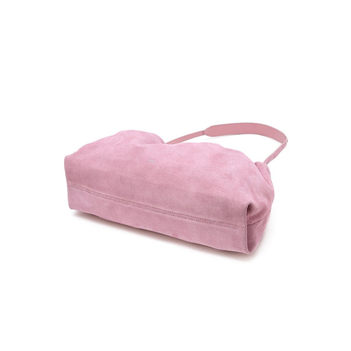 아떼 바네사브루노 액세사리 무스 핑크 스웨이드 복조리 숄더백 M 핑크(Athe Vanessabruno Acc Mousse Pink Suede Drawstring Shoulder Bag M Normal Pink) - 3