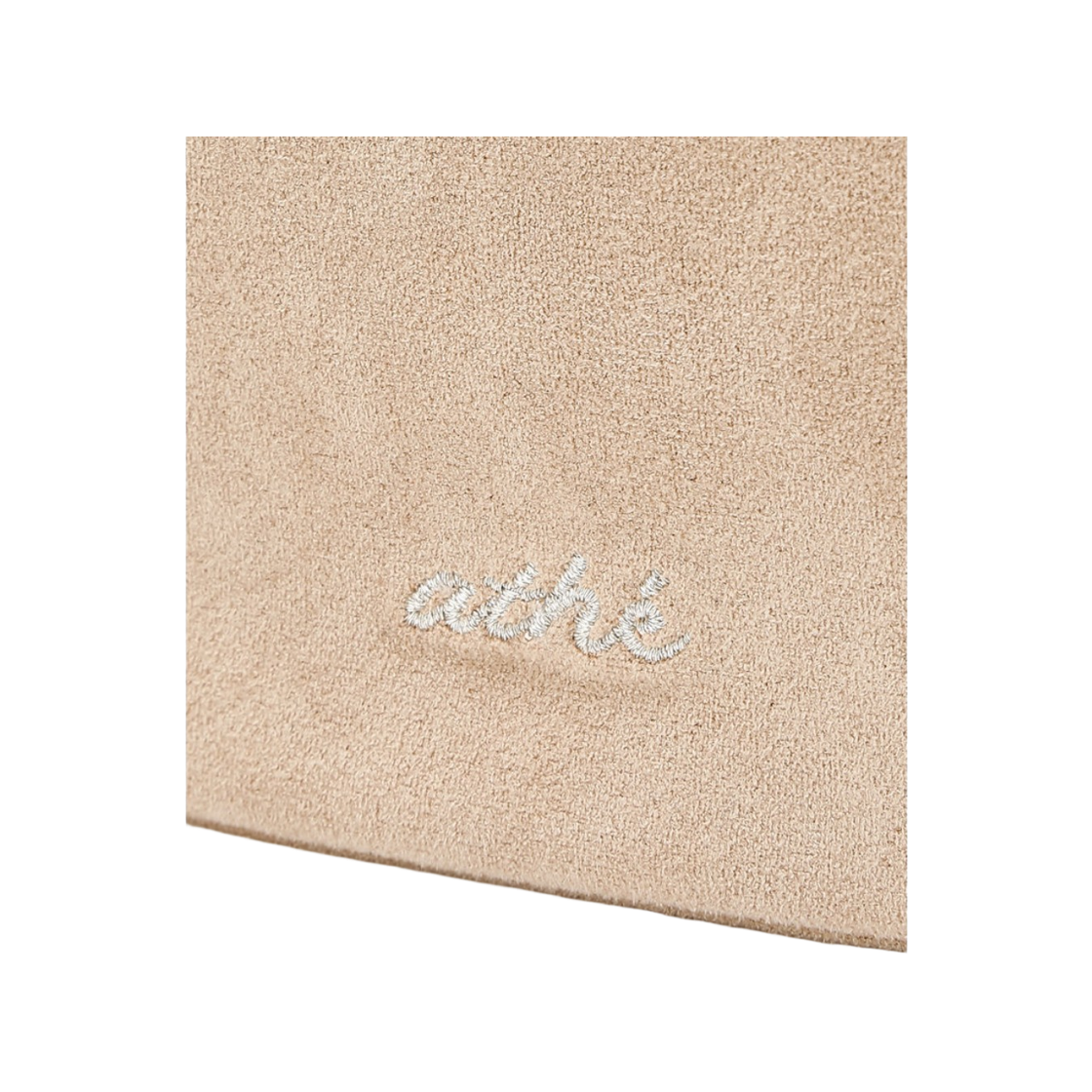아떼 바네사브루노 액세사리 베이지 스웨이드 패브릭 토트 겸 크로스S 라이트 베이지(Athe Vanessabruno Acc Beige Suede Fabric Tote & Crossbody Bag S Light Beige) - 5