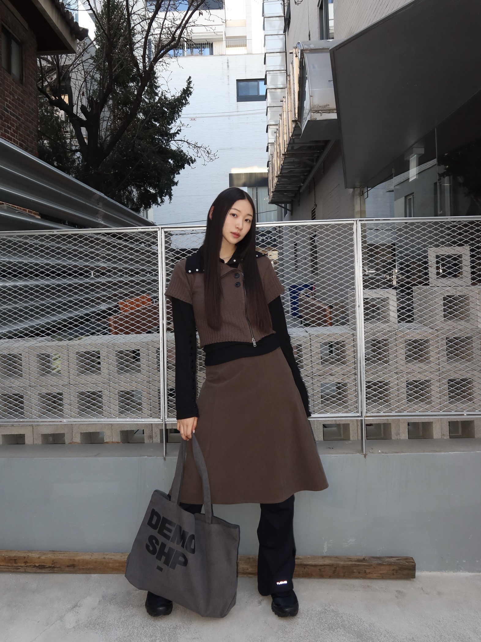 Salomon x MM6 Maison Margiela XT-Marie Jeanne Black Soft Clay 착용 스타일