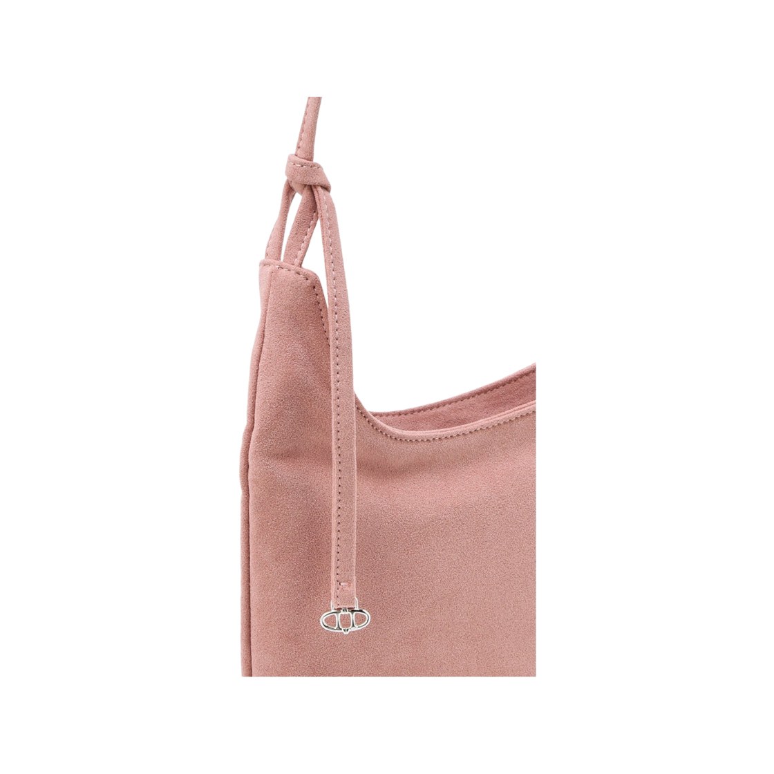 아떼 바네사브루노 액세사리 핑크 스웨이드 패브릭 숄더백 M 핑크(Athe Vanessabruno Acc Pink Suede Fabric Shoulder Bag M Normal Pink) - 4