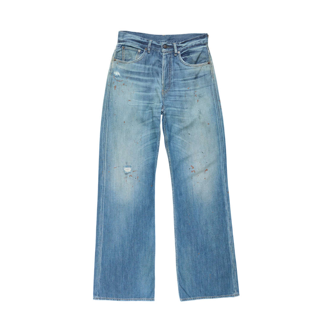 아크네 스튜디오 레귤러 핏 진 2021M 미드 블루(Acne Studios Regular Fit Jeans 2021M Mid Blue)