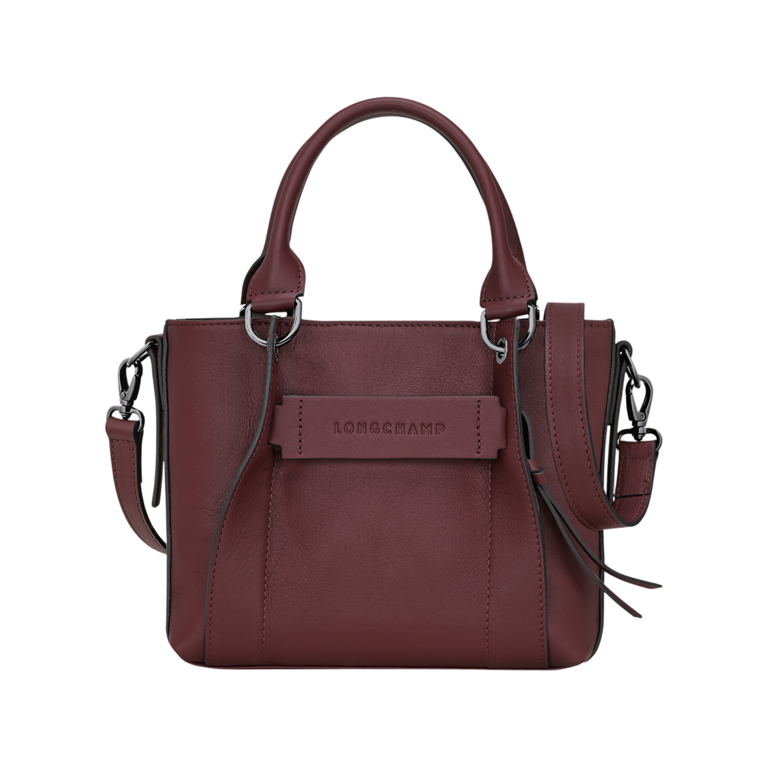 롱샴 롱샴 3D S 핸드백 버건디(Longchamp Longchamp 3D S Handbag Burgundy) - 1