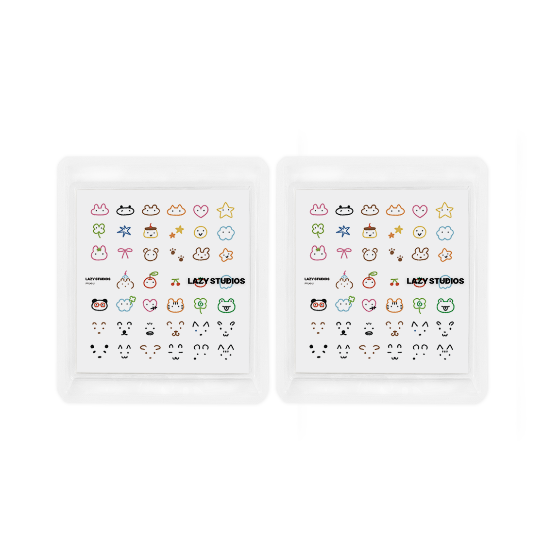 레이지스튜디오 뿌꾸 템포러리 타투 01 (2매)(Lazy Studios Ppukku Temporary Tattoo 01 (2ea)) - 1
