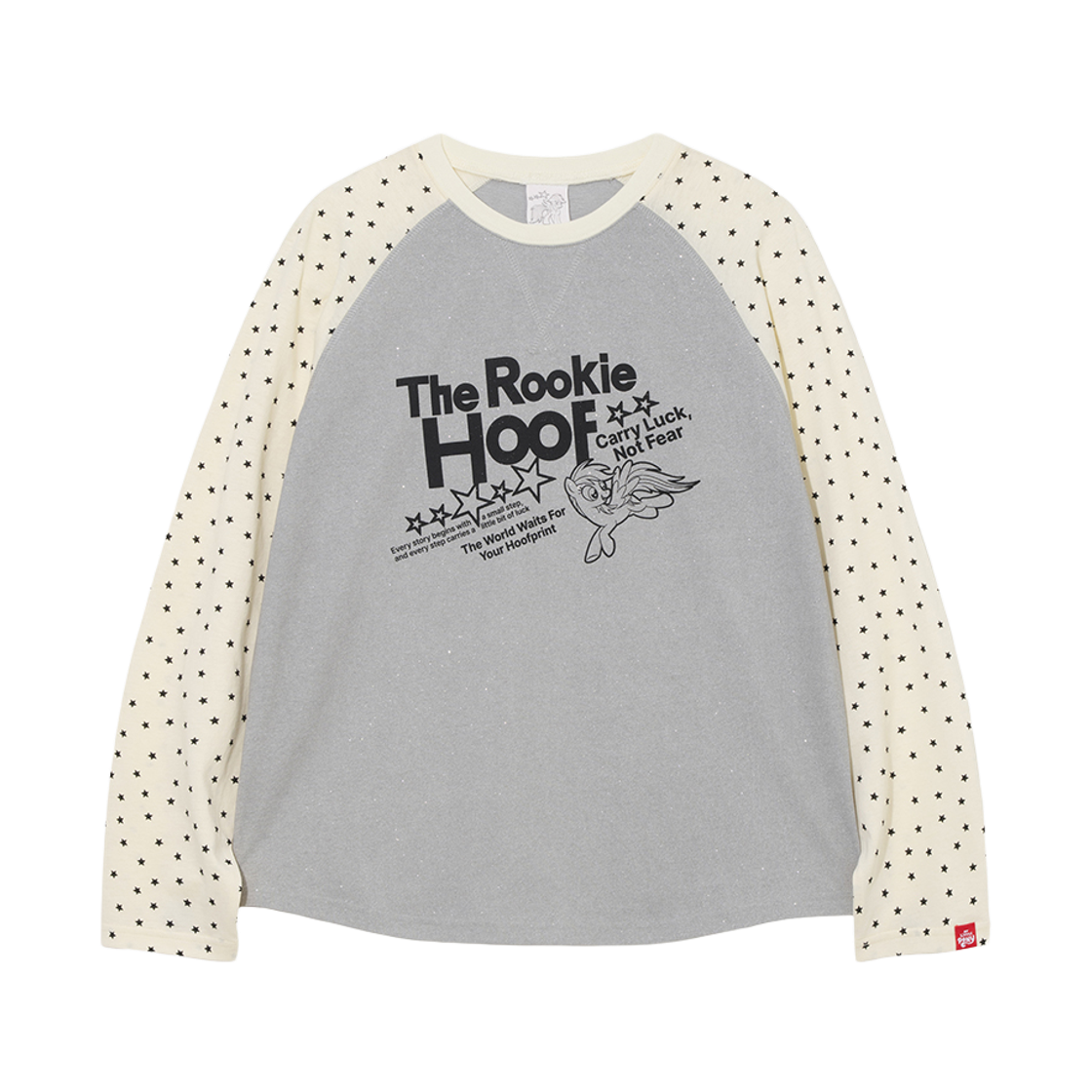 테켓 X 마이 리틀 포니 럭키 포니 롱슬리브 티 그레이