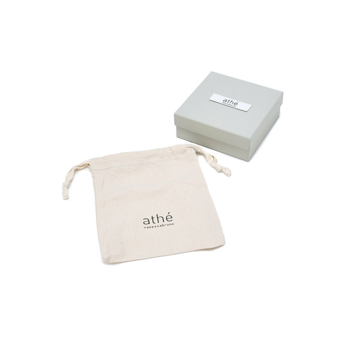 아떼 바네사브루노 액세사리 블랙 복스레더 스트랩 명함지갑 블랙(Athe Vanessabruno Acc Black Box Leather Strap Business Card Wallet Black) - 2