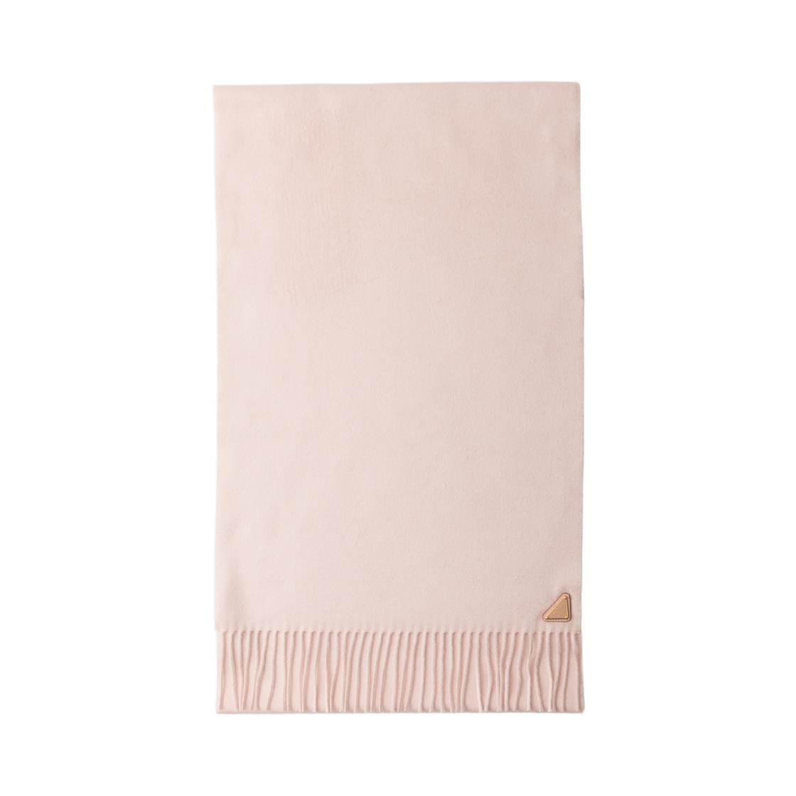 1FS065-2COP-F0ORK Prada Silk and Cashmere Muffle Powder Pink