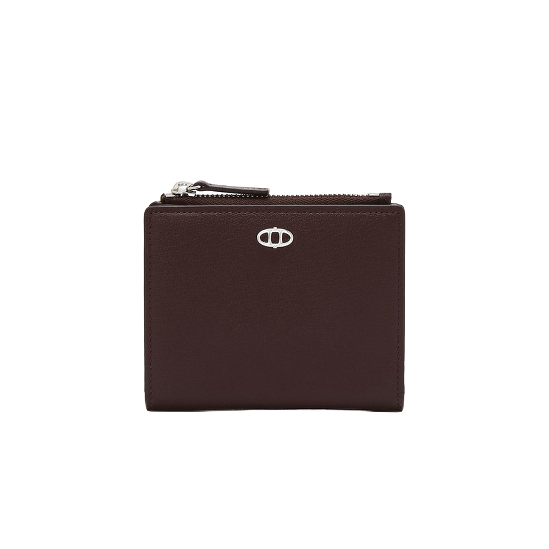 AAHO6E333D2 Athe Vanessabruno Acc Burgundy Double A Slim Bi-Fold Bill Wallet Wine(Burgundy)