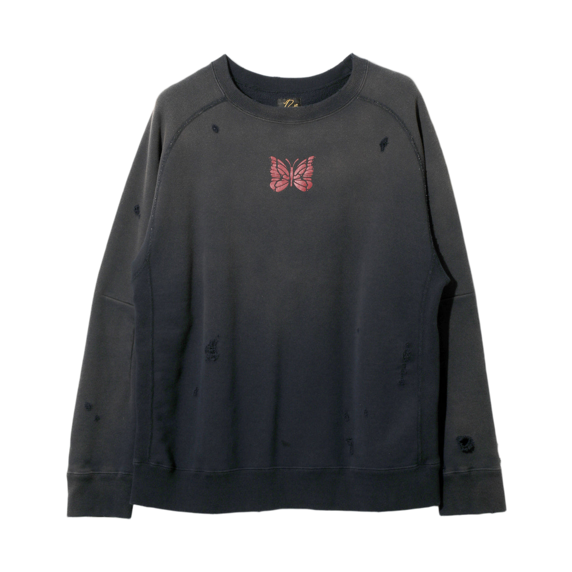 니들스 디컨스트럭티드 스웨트 셔츠 네이비(Needles Deconstructed Sweat Shirt Navy)