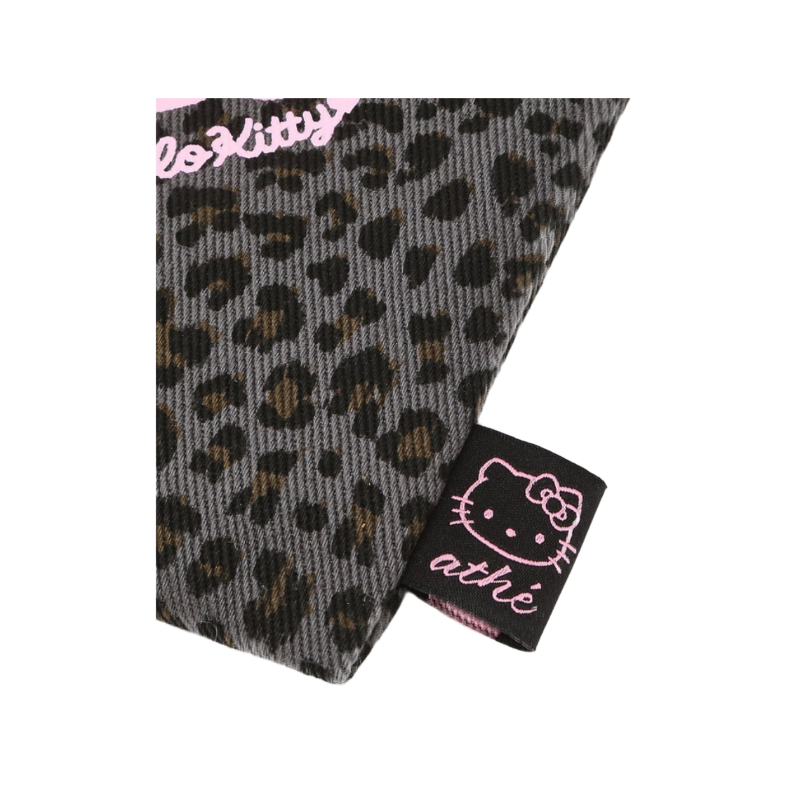헬로 키티 x 아떼 레오파드 그레이 토트백 S 다크 그레이(Hello Kitty X Athe Leopard Gray Tote Bag S Dark Grey) - 6