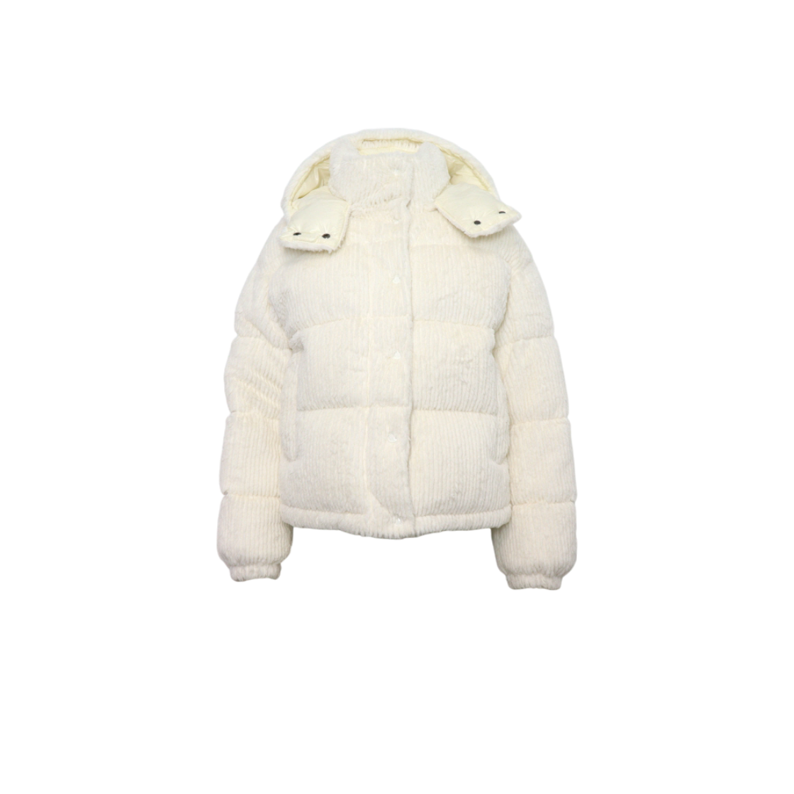 IT62C3H3HFTE Moncler DAOS Corduroy Women's Hooded Puffer Jacket