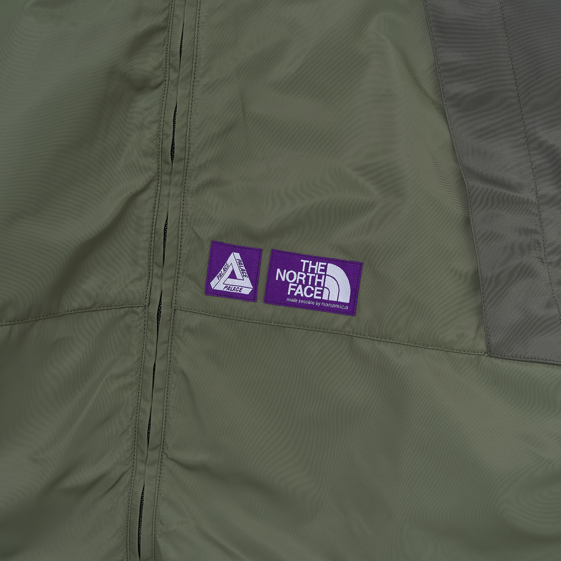 팔라스 x 노스페이스 퍼플라벨 마운틴 윈드 파카 세이지 그린 - 25FW(Palace x The North Face Purple Label Mountain Wind Parka Sage Green - 25FW) - 3