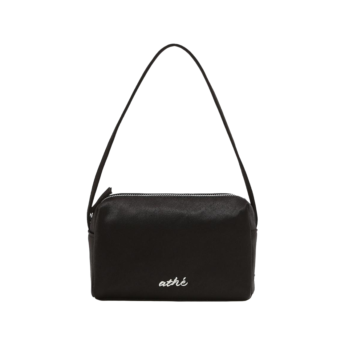 AAWA6E012BK Athe Vanessabruno Acc Black Polysatin Mini Tote Bag S Black