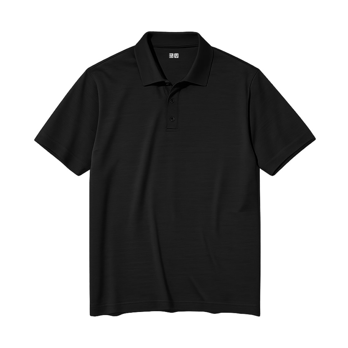 유니클로 드라이 EX 폴로 셔츠 블랙 - JP(Uniqlo Dry EX Polo Shirt Black - JP) - 1