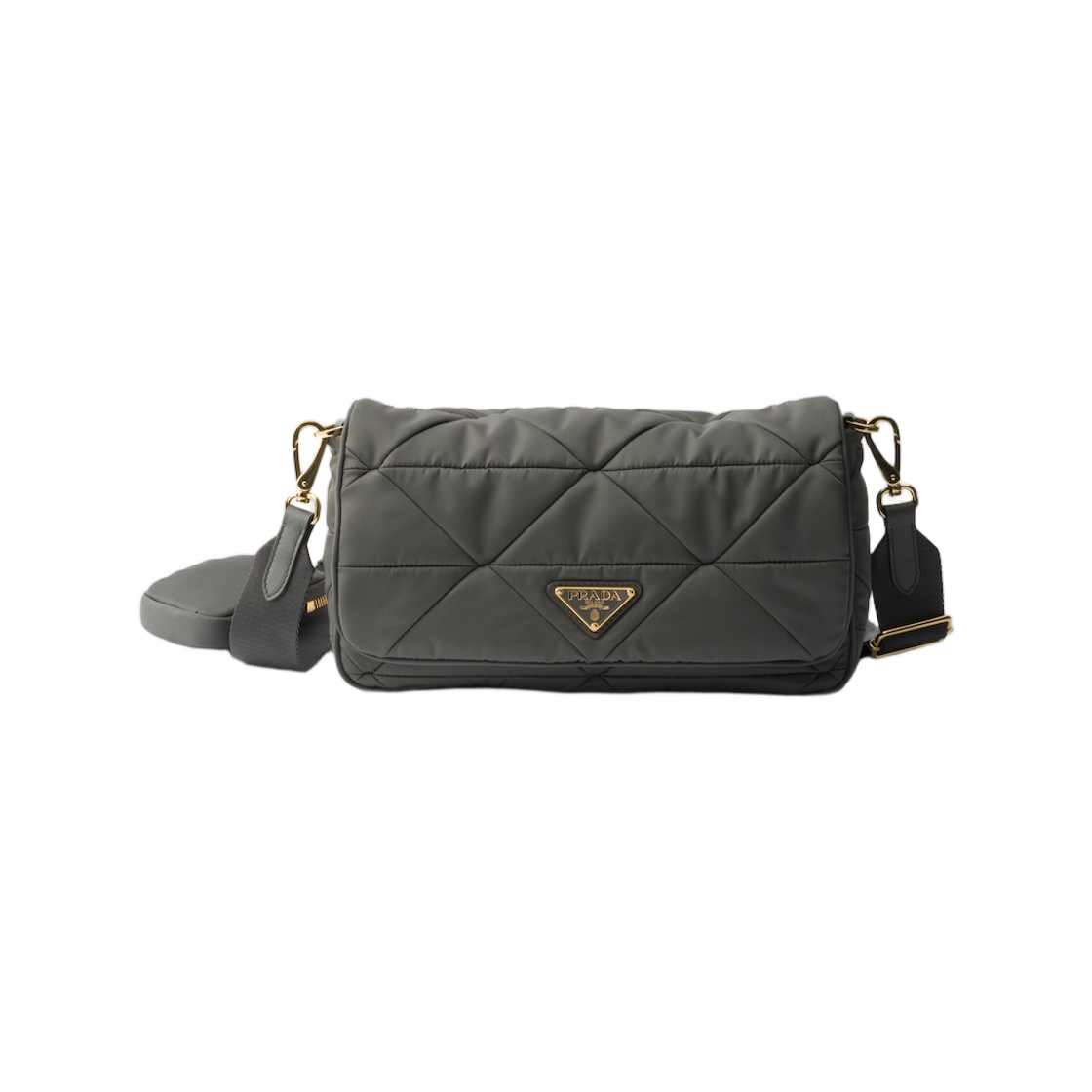 프라다 패딩 리나일론 숄더백 머큐리(Prada Padded Re-Nylon Shoulder Bag Mercury) - 1