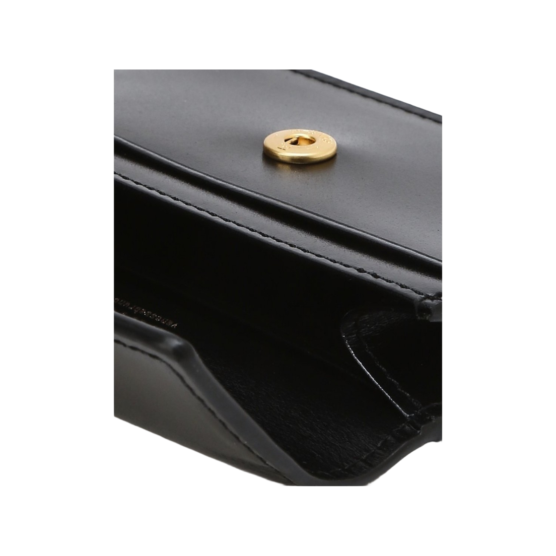 아떼 바네사브루노 액세사리 블랙 보딸라또 플랩 카드지갑 블랙(Athe Vanessabruno Acc Black Bottalato Flap Card Wallet Black) - 2