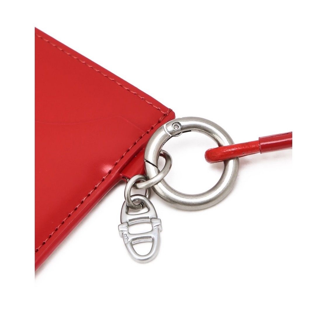 아떼 바네사브루노 액세사리 레드 복스레더 스트랩 단카드지갑 레드(Athe Vanessabruno Acc Red Box Leather Strap Single Card Wallet Normal Red) - 3