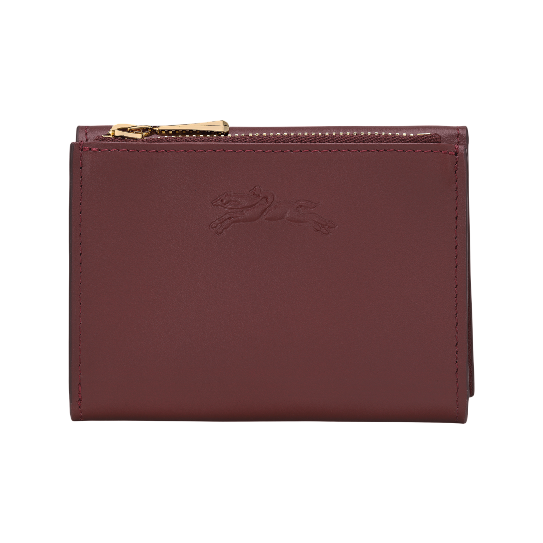 30049HFY119 Longchamp Epure Compact Wallet Burgundy