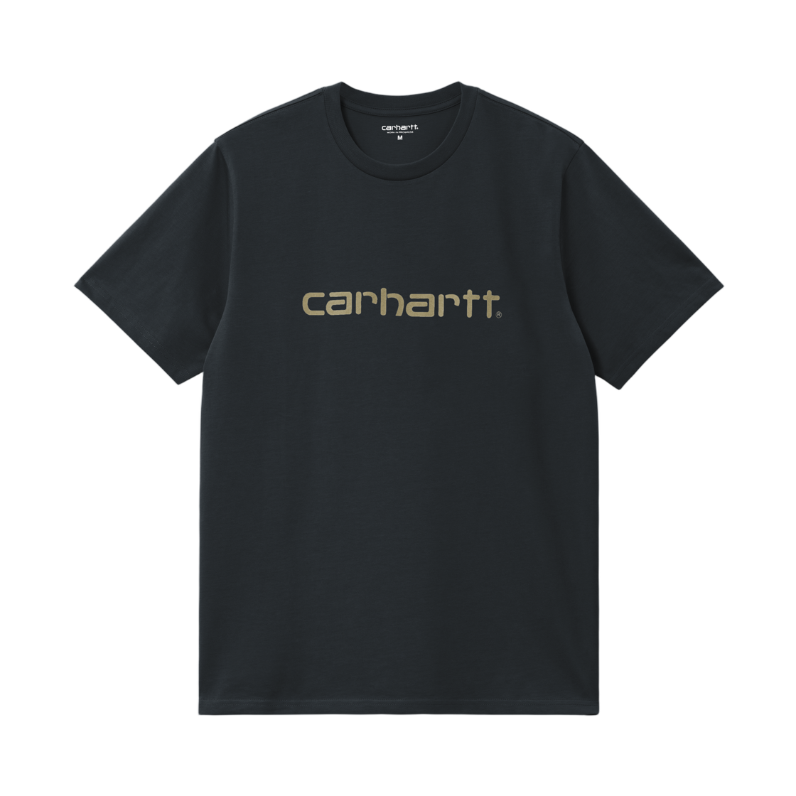I035700-3PL-XX Carhartt WIP S/S Script T-Shirt Deep Night Gentle Green