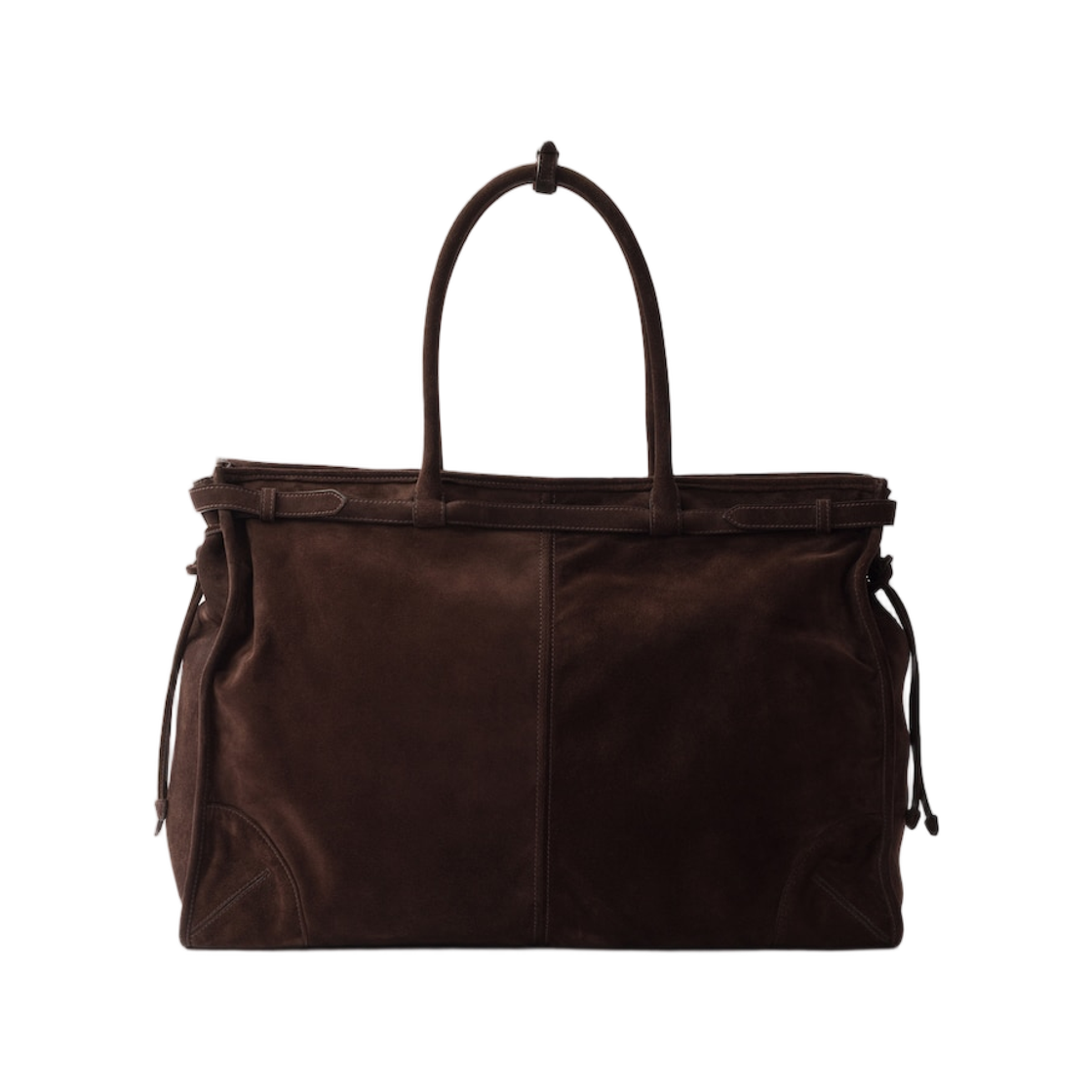 프라다 보니 스웨이드 토트백 다크 브라운(Prada Bonnie Suede Tote Bag Dark Brown) - 2