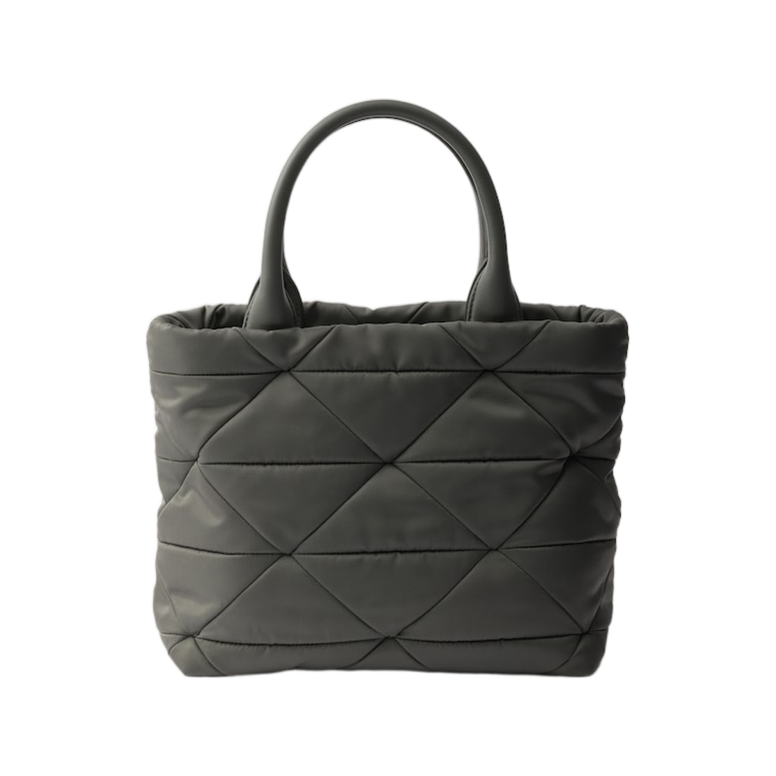 프라다 스몰 패딩 리나일론 토트 머큐리 그레이(Prada Small Padded Re-Nylon Tote Mercury Gray) - 2