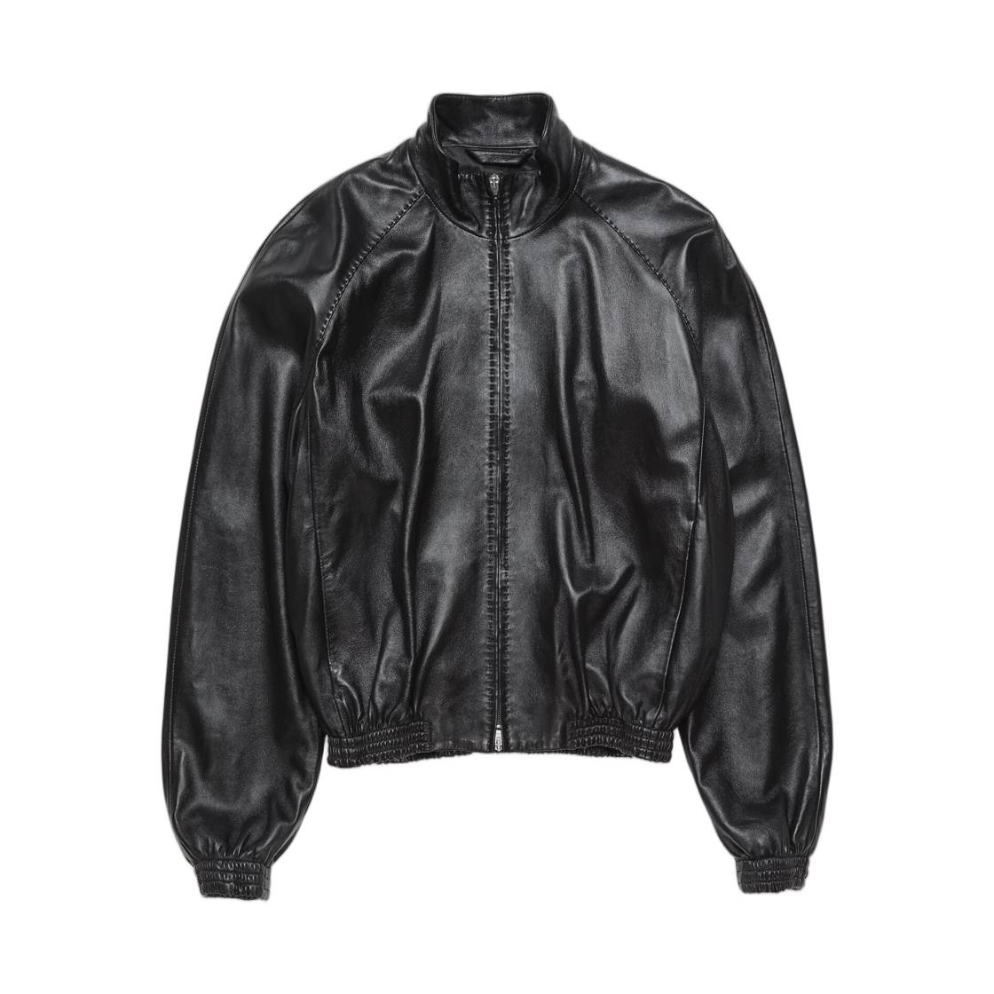 B70168-900 Acne Studios Leather Jacket Black