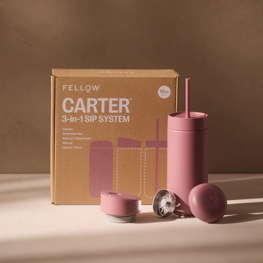 펠로우 카터 3 in 1 Sip 시스템 세트 - 화이트(Fellow Carter 3-in-1 Sip System Set – White) - 2
