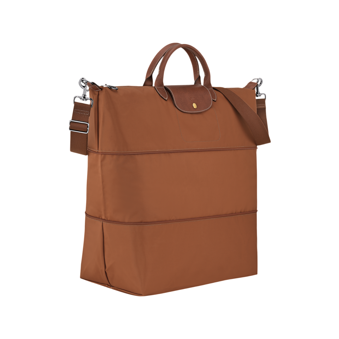 롱샴 르 플리아쥬 오리지널 트래블 백 익스펜더블 꼬냑(Longchamp Le Pliage Original Travel Bag Expandable Cognac) - 2
