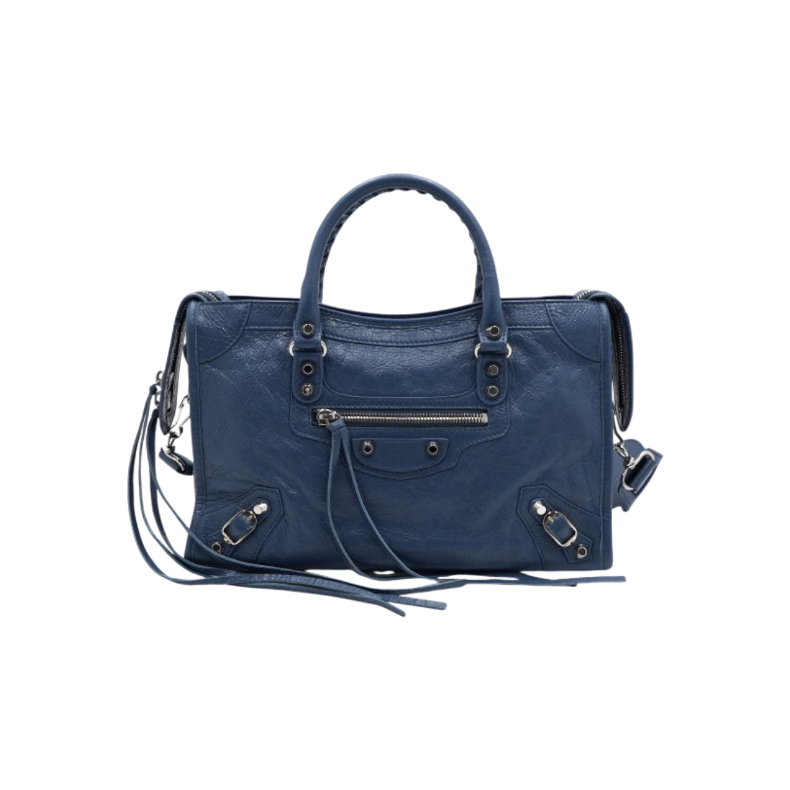 ITLG25LLW3FH Balenciaga Light Blue New Classic City Small Tote & Shoulder Bag