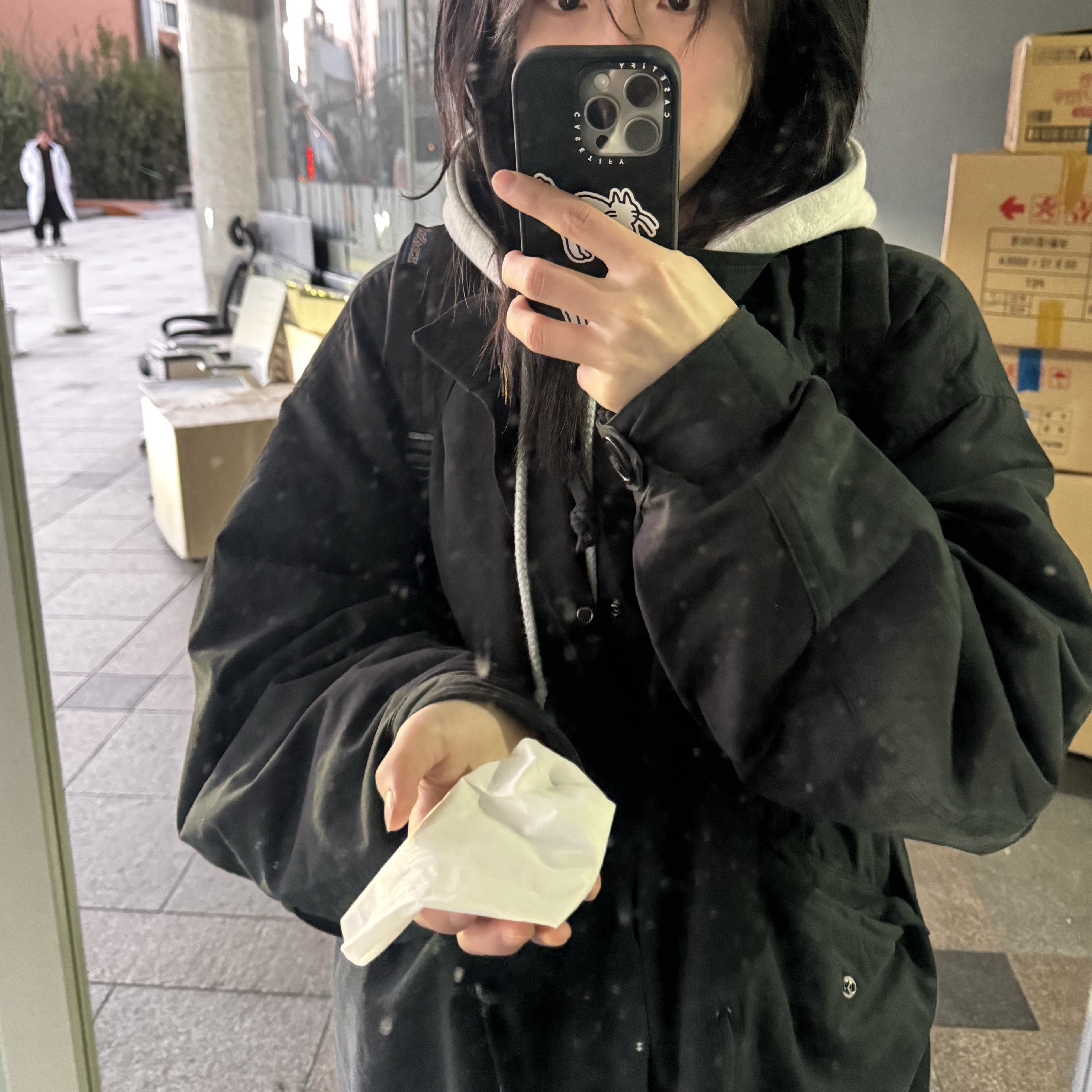 Freak's Store M-65 Mods Coat Liner Set Black 착용 스타일