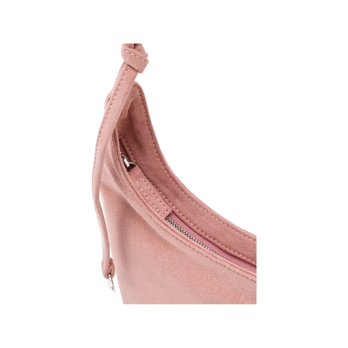 아떼 바네사브루노 액세사리 핑크 스웨이드 패브릭 숄더백 M 핑크(Athe Vanessabruno Acc Pink Suede Fabric Shoulder Bag M Normal Pink) - 5