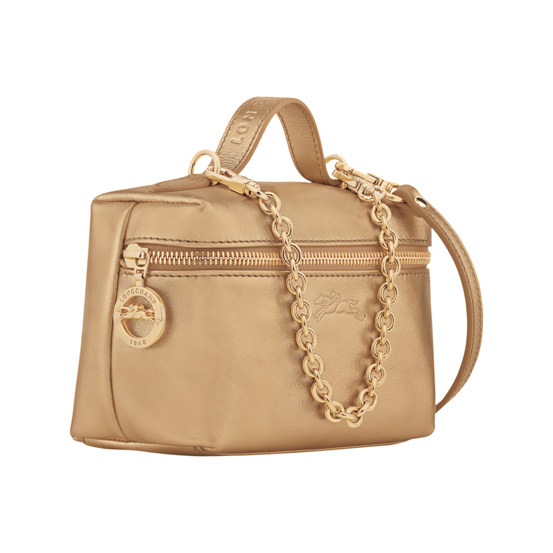 롱샴 르 플리아쥬 엑스트라 크로스바디백 골드(Longchamp Le Pliage Xtra Crossbody Bag Gold) - 2