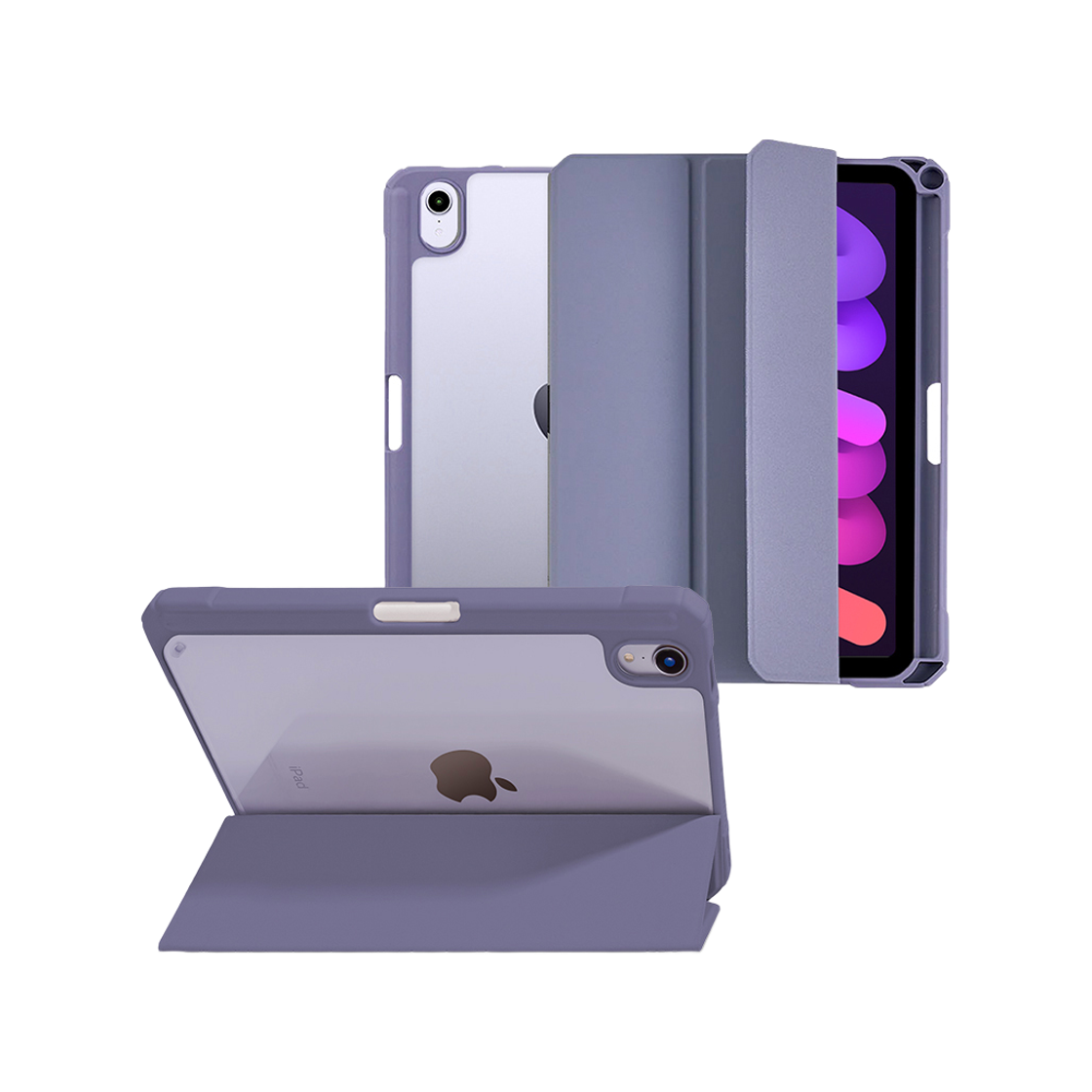 I4BACAI011505 Tanglewood Clear-Fit Case iPad mini 8.3 PURPLE