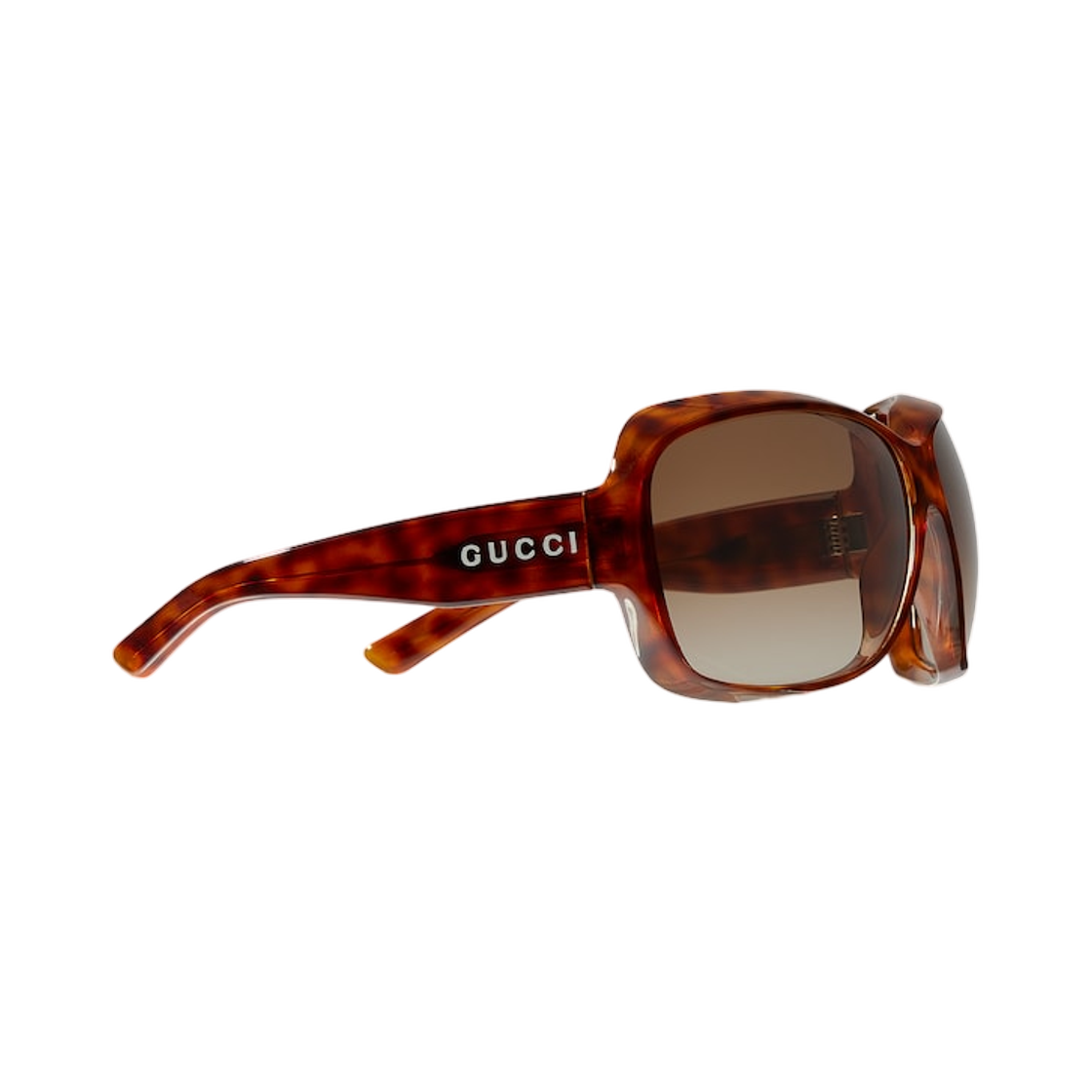(W) 구찌 스퀘어 프레임 선글라스 톨토이즈쉘 브라운((W) Gucci Square Frame Sunglasses Tortoiseshell Brown) - 2
