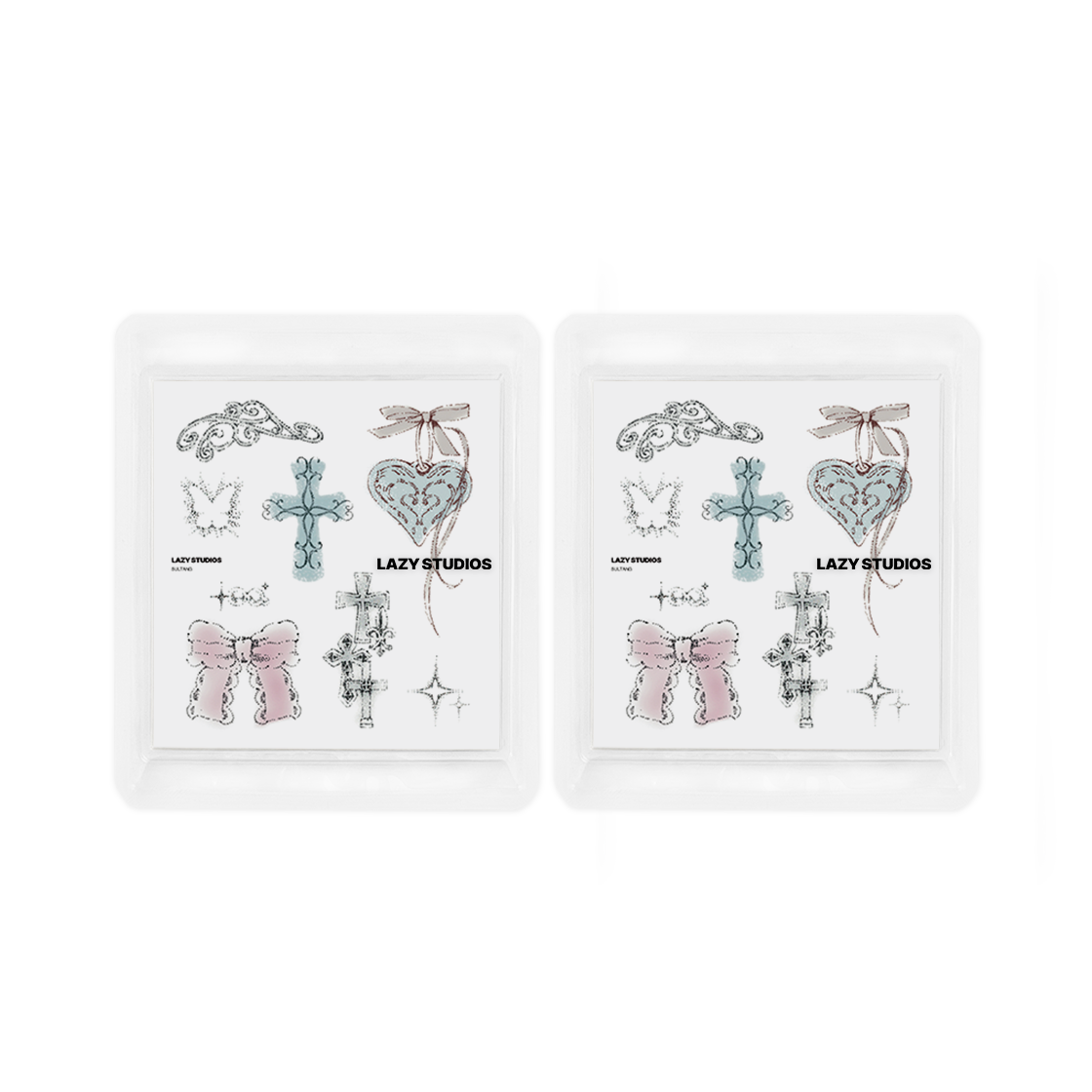 레이지스튜디오 설탕 템포러리 타투 01 (2매)(Lazy Studios Sultang Temporary Tattoo 01 (2ea)) - 1