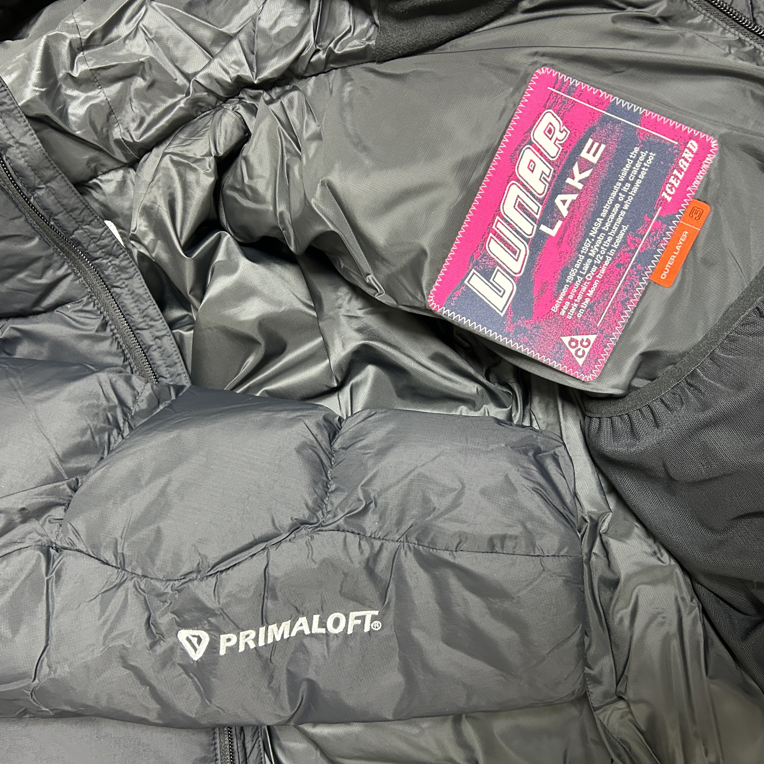 Nike ACG Therma-Fit ADV Lunar Lake Loose Hooded Jacket Black Summit White - Asia 착용 스타일 - 2