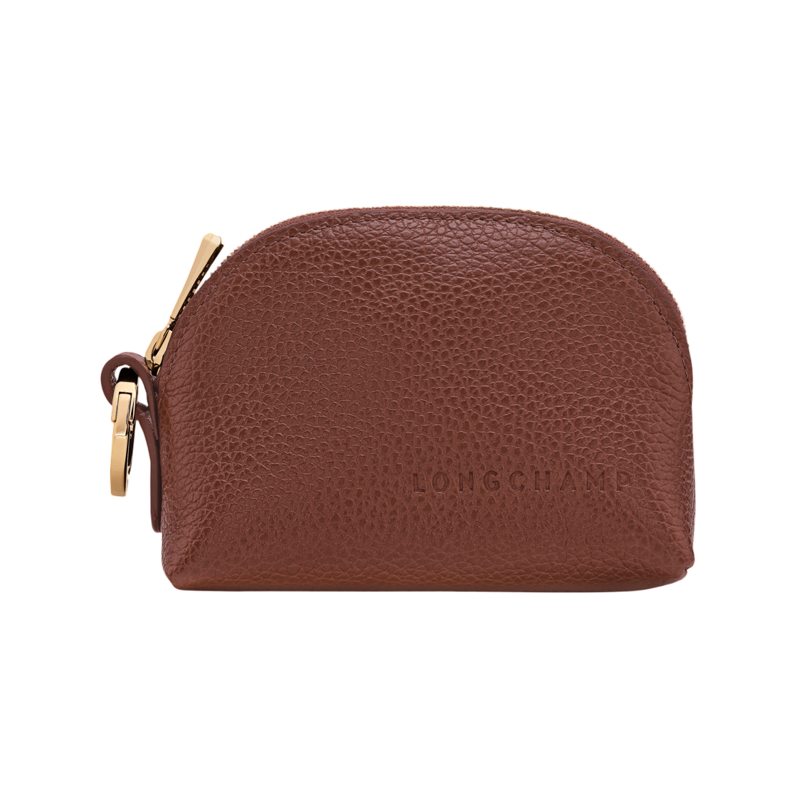 30055021M02 Longchamp Le Foulonne Coin Purse Coffee