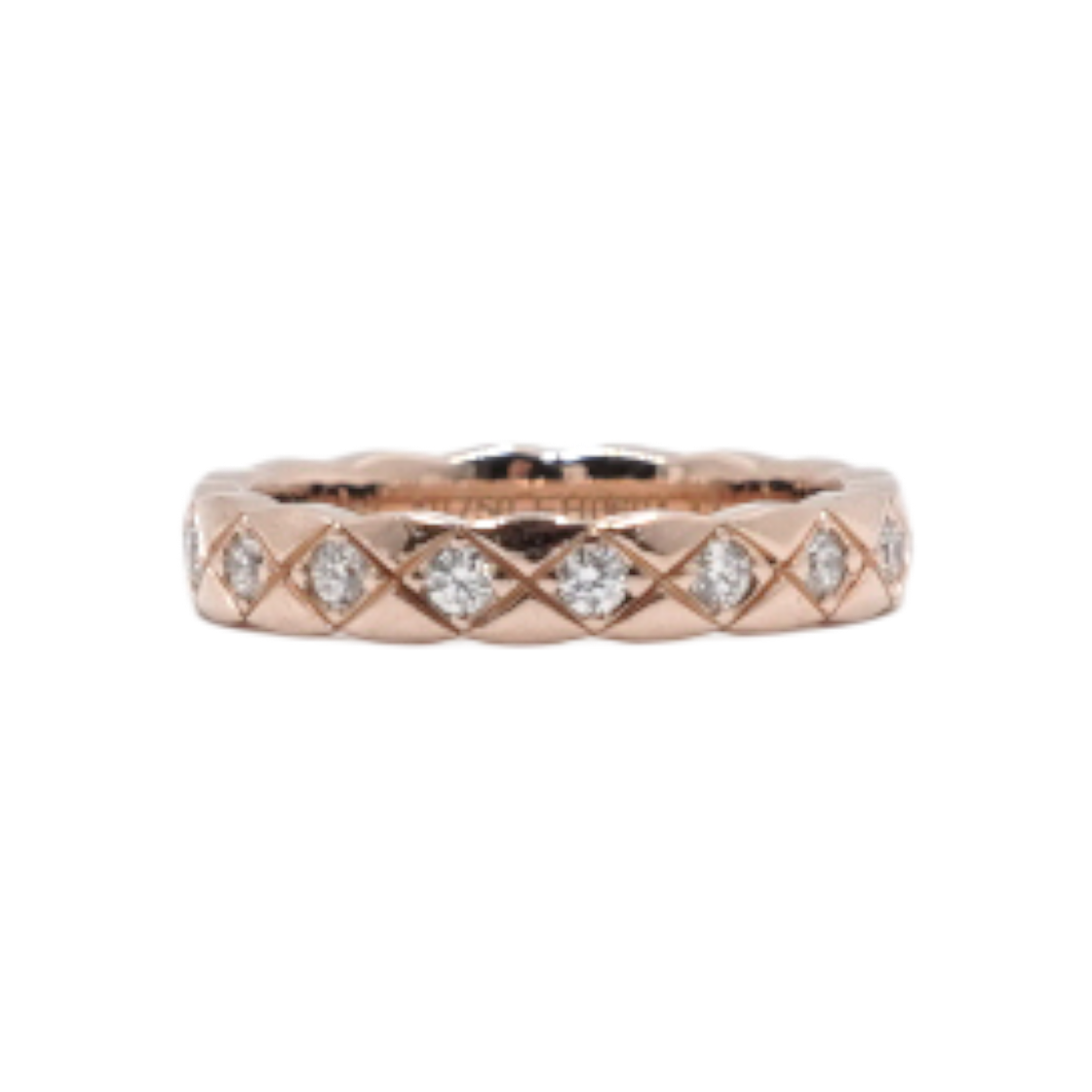 샤넬 J11786 18K베이지골드 코코크러쉬 0.37캐럿 18P다이아 반지-7호aa59355(Chanel J11786 18K Beige Gold Coco Crush Ring with 0.37 Carats of Diamonds - Size 7) - 1