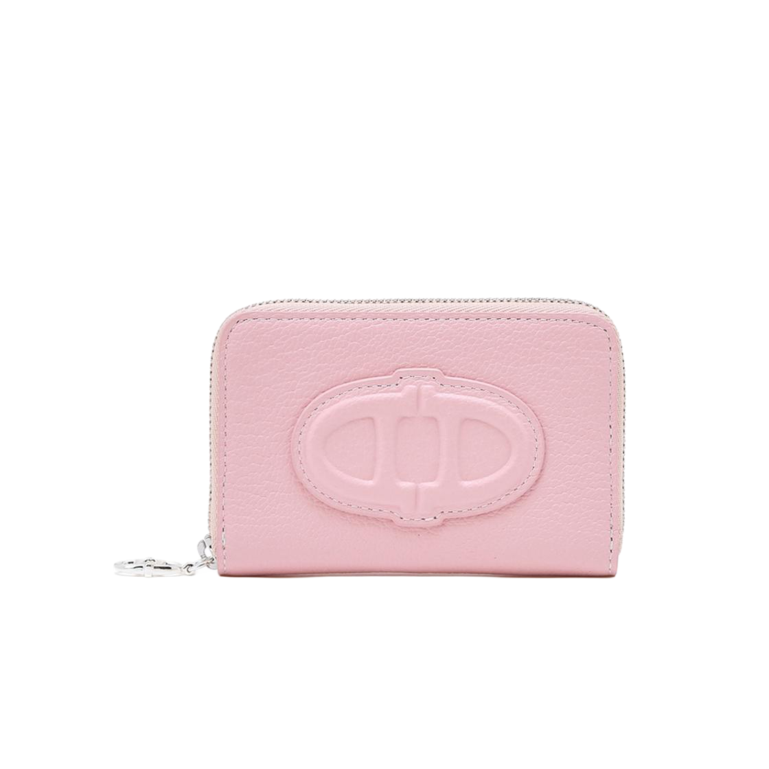 AAHO6E459P1 Athe Vanessabruno Acc Stamp Pink Lambskin Zipper Coin Wallet Light Pink