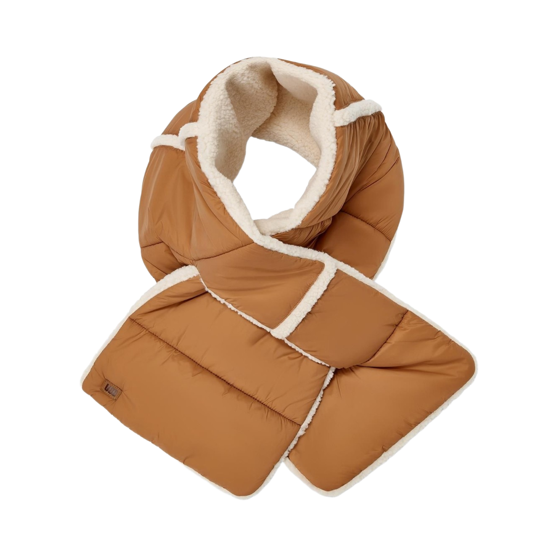 (W) 어그 어그플러프 리버시블 머플러 체스트넛((W) UGG UGGfluff Reversible Muffler Chestnut)