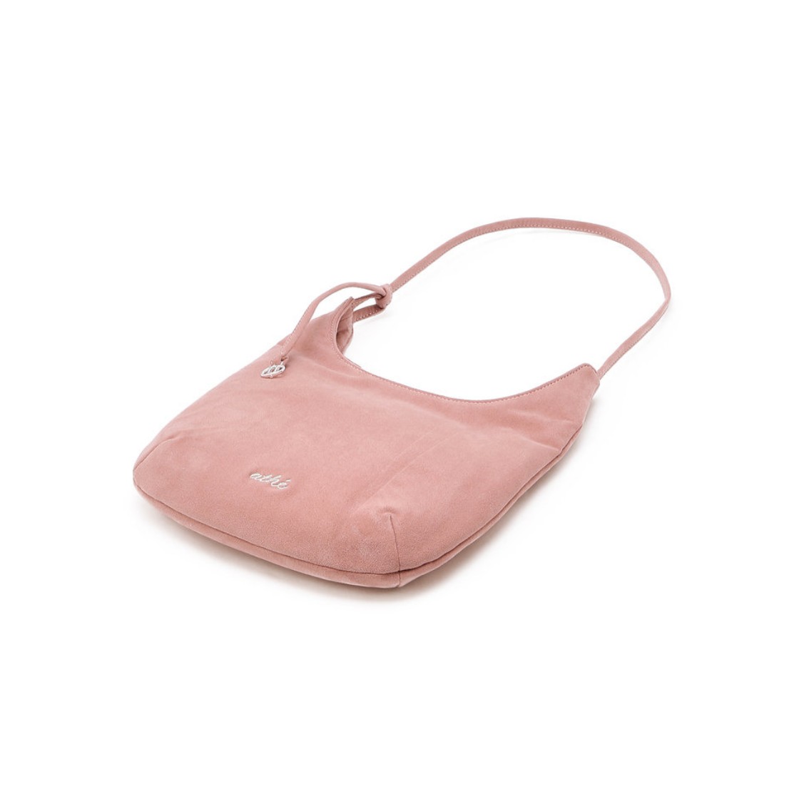 아떼 바네사브루노 액세사리 핑크 스웨이드 패브릭 숄더백 M 핑크(Athe Vanessabruno Acc Pink Suede Fabric Shoulder Bag M Normal Pink) - 3